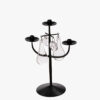 Ljusstake SH 78 med 3 ljus klart glas Boda Smide Erik Höglund 291